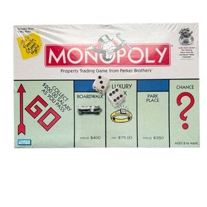 Parker Brothers Monopoly Board Game 1999 Factory Sealed Classic Damaged Box